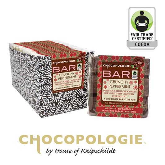 Chocopologie Milk Chocolate Crunchy Peppermint Bar