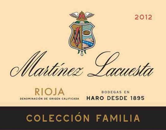 Martinez Lacuesta Rioja Gran Reserva 'Seleccion Familia' 2012