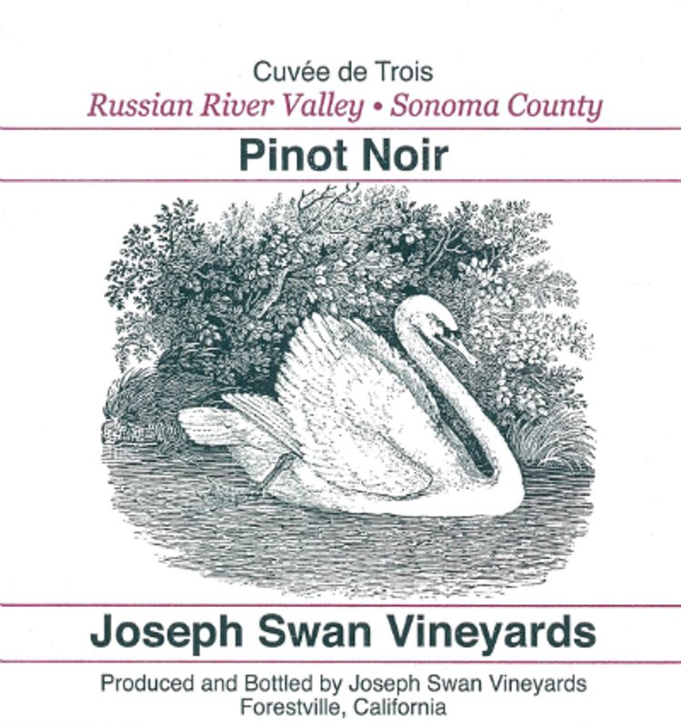 Joseph Swan 2019 Cuvee de Trois Pinot Noir