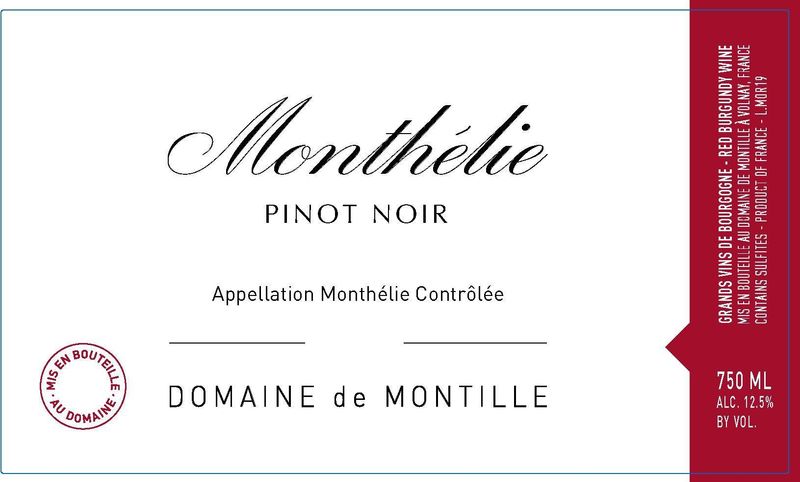 Domaine de Montille 2022 Monthelie Rouge