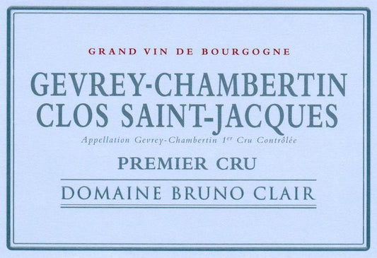 Dom. Bruno Clair 2013 Clos-Saint-Jacques Gr Cru