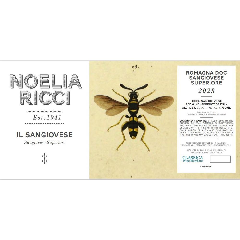 Noelia Ricci 2023 Romagna Sangiovese Superiore DOC