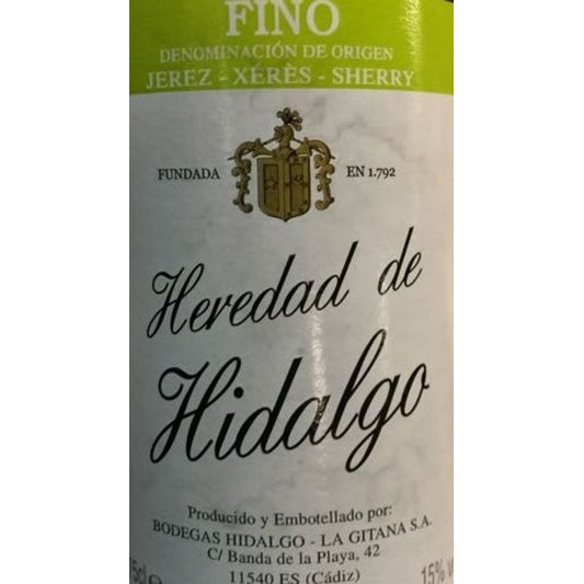 Bodegas Hidalgo La Gitana Heredad Fino (750 ml)