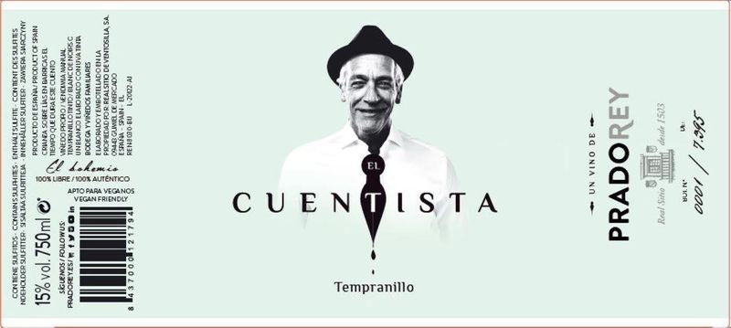 Prado Rey 2021 El Cuentista Tempranillo Blanco