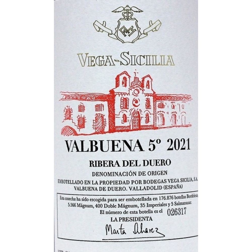 Vega Sicilia N.V. Valbuena 5 Ano