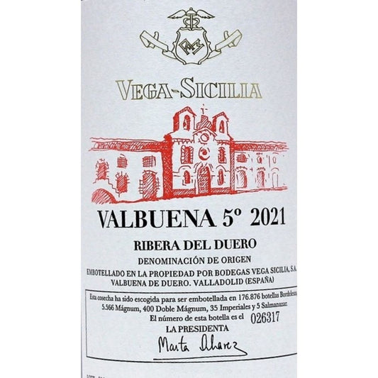 Vega Sicilia N.V. Valbuena 5 Ano