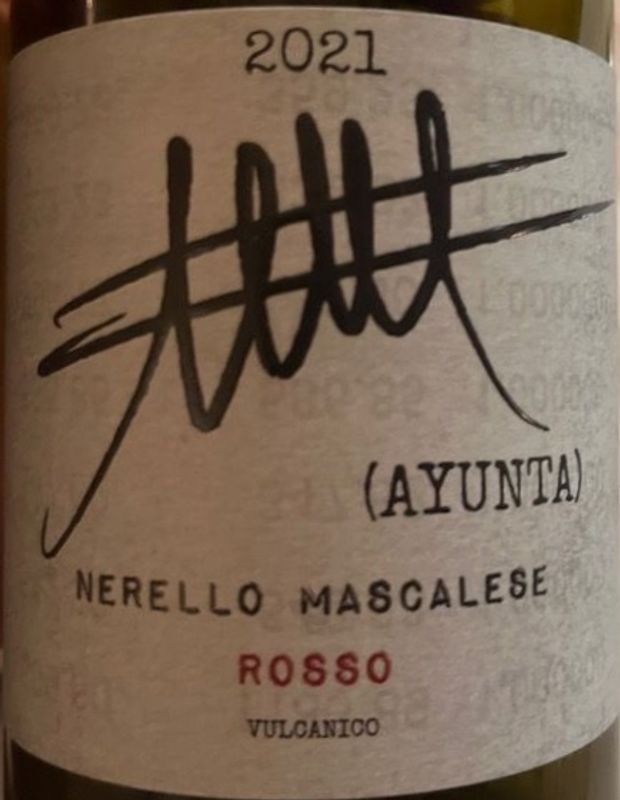 Ayunta 2021 Narello Mascalese Rosso