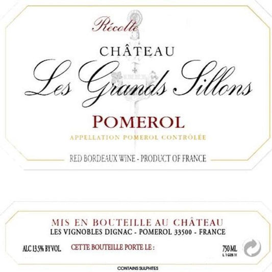 Ch. Les Grands Sillons 2019 Pauillac
