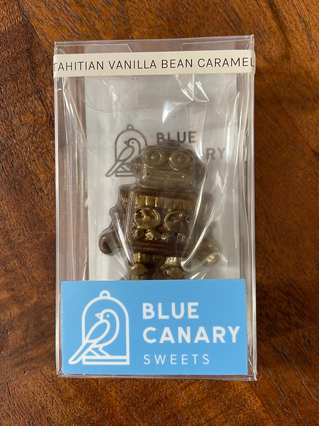 Blue Canary Sweets: Chocolate Robot (1oz)