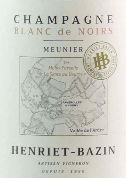 Henriet Bazin Champange Grand Cru Blanc de Noirs N.V.