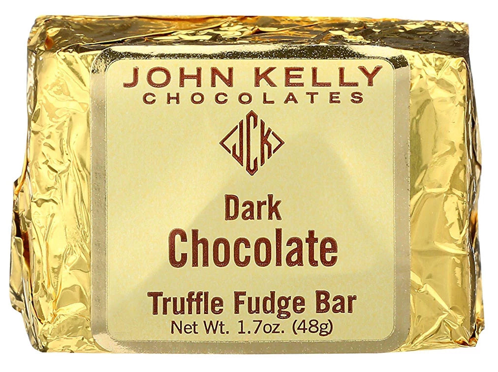 John Kelly Chocolate Truffle Fudge Bar Dark Chocolate