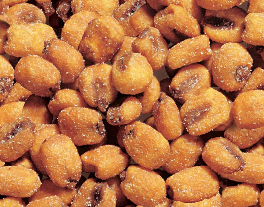 Close up of Plaza de Espana - fried corn nuts.
