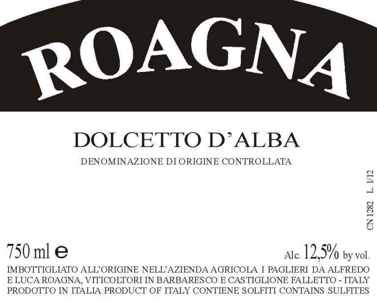 Roagna Dolcetto d'Alba, Italy