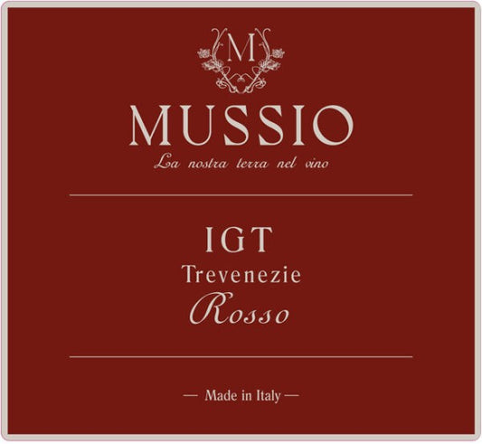 Mussio 2022 Rosso, Trevenezie IGT, Italian Red Wine