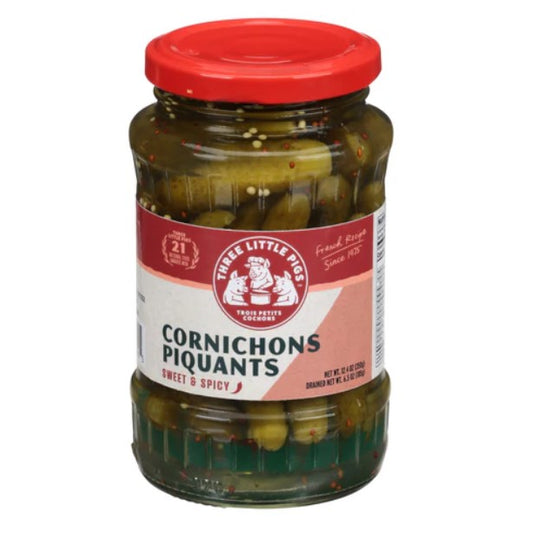 Trois Petit Cochons 'Cornichons Piquant' (Spicy)