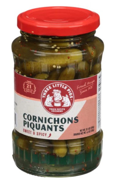 Trois Petit Cochons 'Cornichons Piquant' (Spicy)