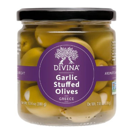 Divina Garlic Stuffed Olives 7.8 oz