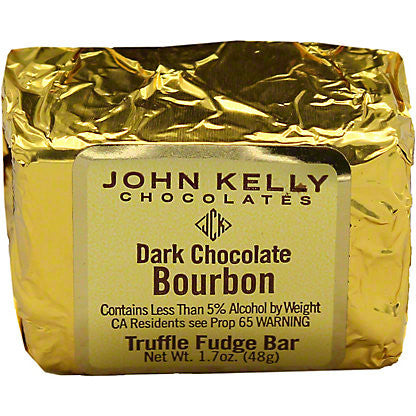 John Kelly Chocolates Truffle Fudge Bar Bourbon