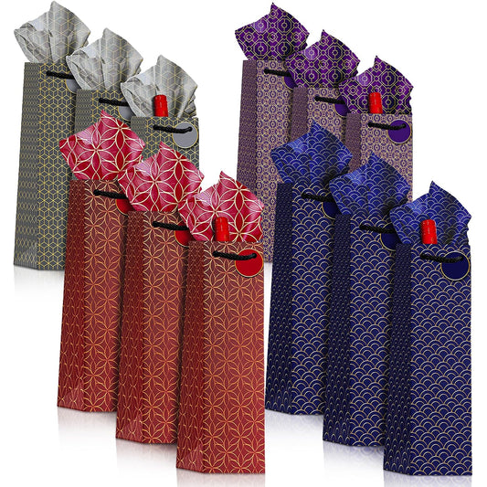 Wine Gift Bag - Kraft Paper Bottle Bags