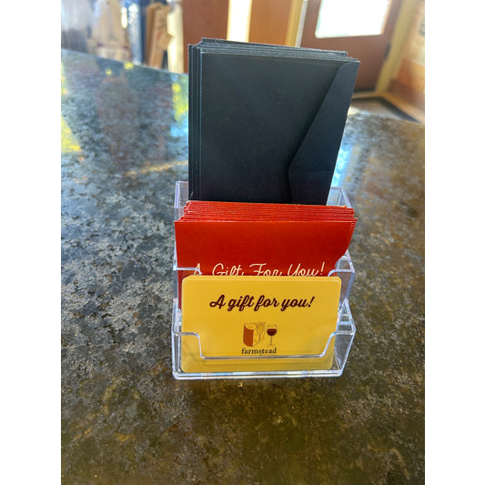 Gift Card - Farmstead Cheeses & Wines
