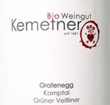 Wine Label Kemetner Gruner Veltliner Kamptal DAC 2024