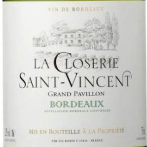 Le Closerie Saint-Vincent 2020 Bordeaux Blanc