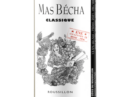 Domaine du Mas Becha 2021 Cotes du Roussillon "Classique" (Gren Blanc & Verm)