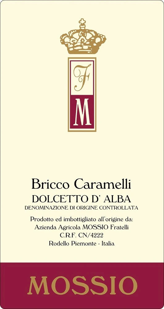 Mossio 2021 Dolcetto d'Alba Bricco Caramelli