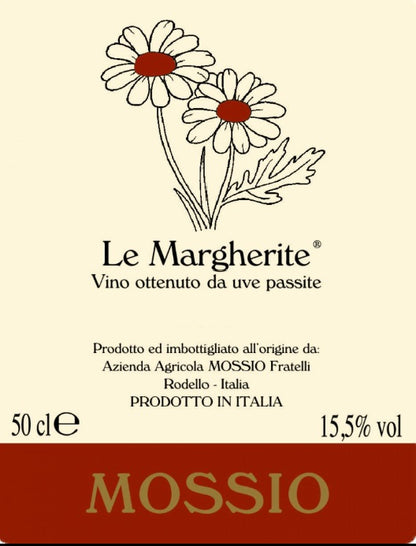 Mossio 2018 Dolcetto "Margherite" Passito (500 ml)
