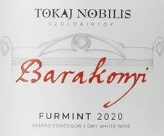 Tokaj Nobilis 2020 Furmint Barakonyi