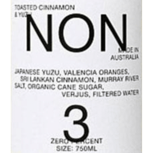 NON3 Toasted Cinnamon & Yuzu (Non Alc)