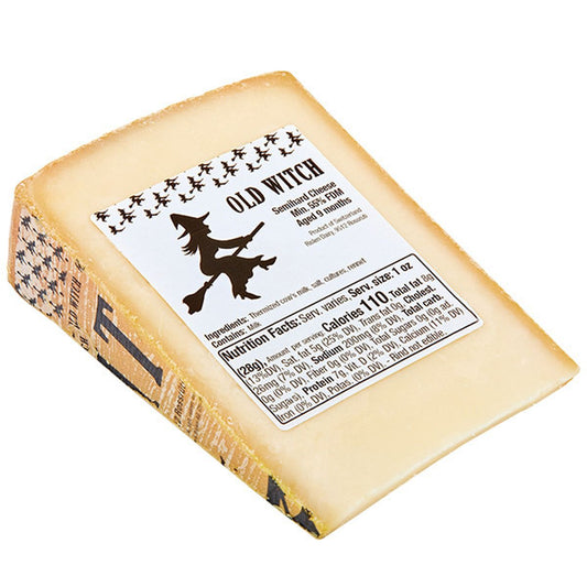 Slice of cheese - the Old Witch aged Swiss.