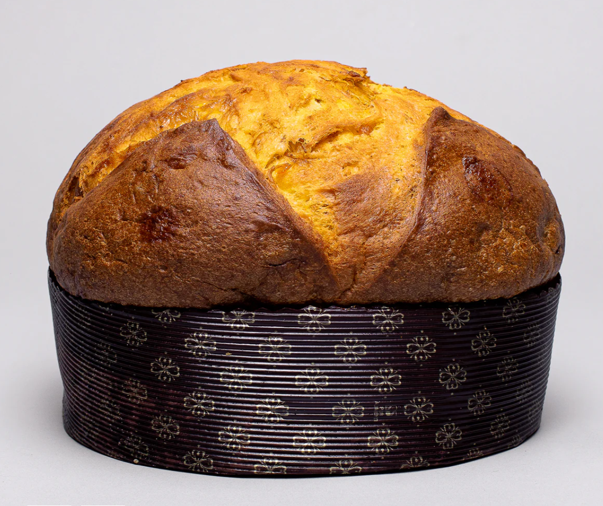 Olivieri 1882 Apricot & Salted Caramel Panettone with Tin (1Kg, serves 8 - 10)