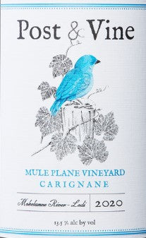 Post & Vine 2020 Mule Plane Carignane