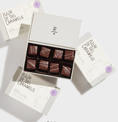 Recchiuti Confections Fleur de Sel Caramels (16 pieces, net wt 4.7 oz)