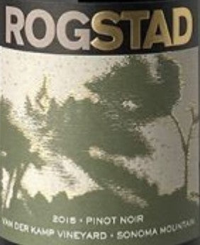 Rogstad Wines 2015 Pinot Noir, Van der Kamp Vineyard, Sonoma Mountain