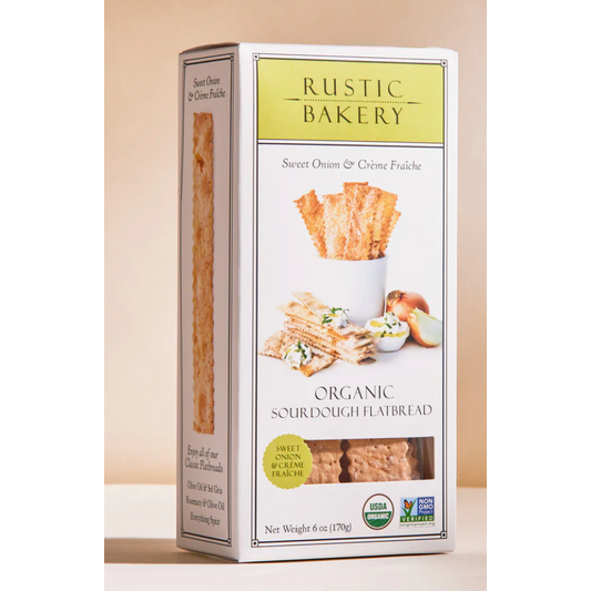 Rustic Bakery Sweet Onion & Creme  Fraiche Flatbreads