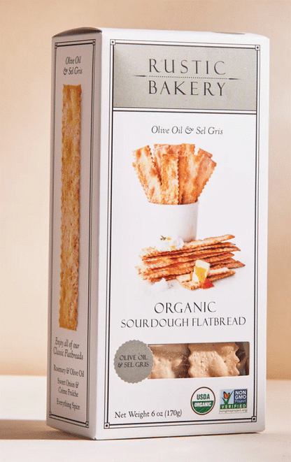 Rustic Bakery Olive Oil & Sel Gris Sourdough Flatbread