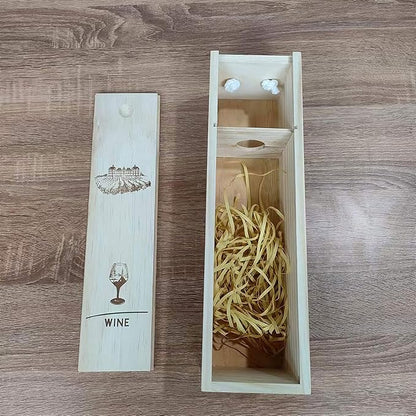 Wooden Wine Gift Box - Single-bottle