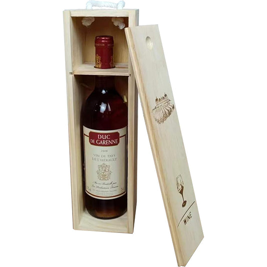 Wooden Wine Gift Box - Single-bottle