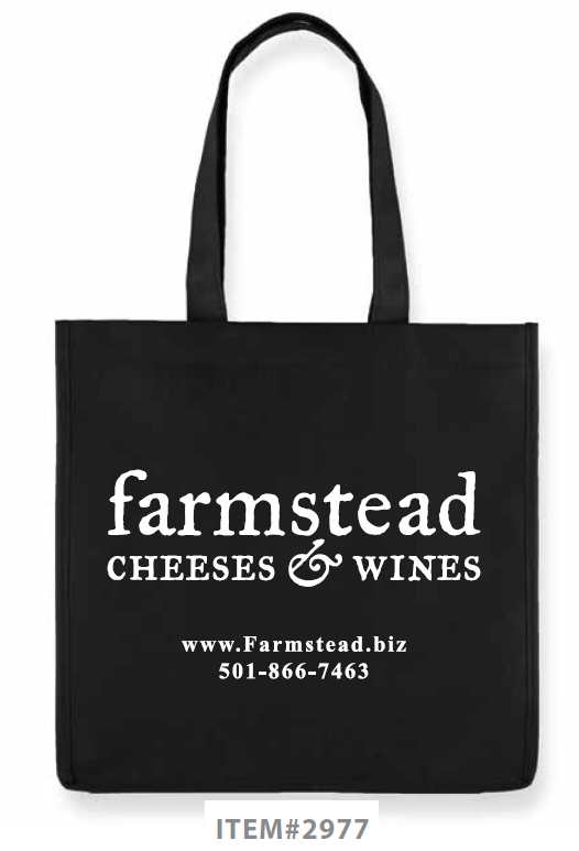 Wine Carrier 3-Bottle Non-Woven Tote Bag - Black