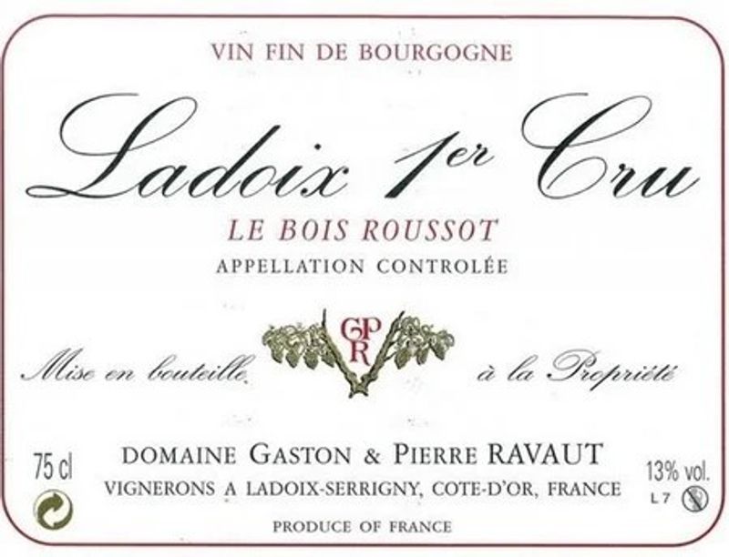 Ravaut 2022 Ladoix Rouge