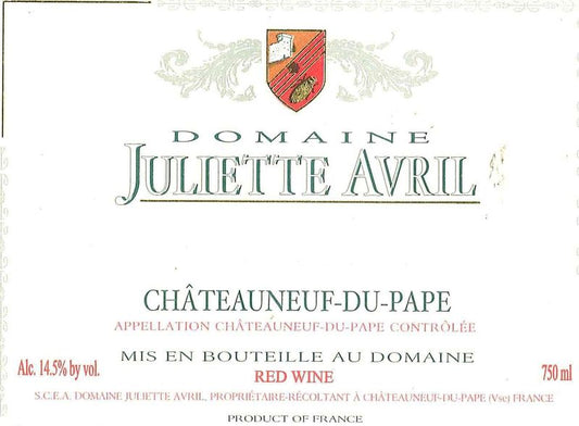 Domaine Juliette Avril Châteauneuf du Pape 2023