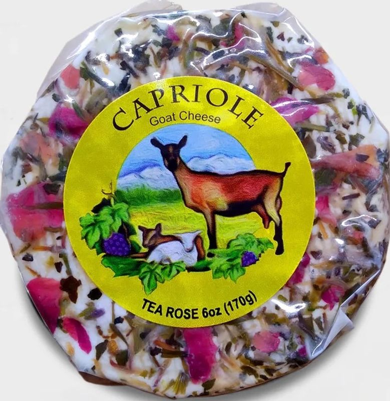 Capriole Tea Rose Goat Cheese