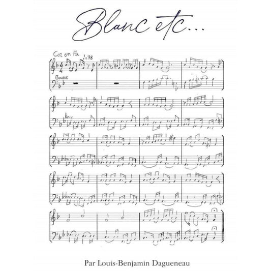 Louis-Benjamin - Didier Dagueneau 2018 'Blanc Etc'