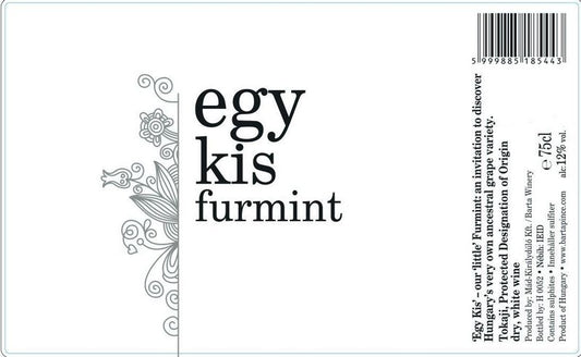 Barta Egy Kis 2024 Furmint Hungary