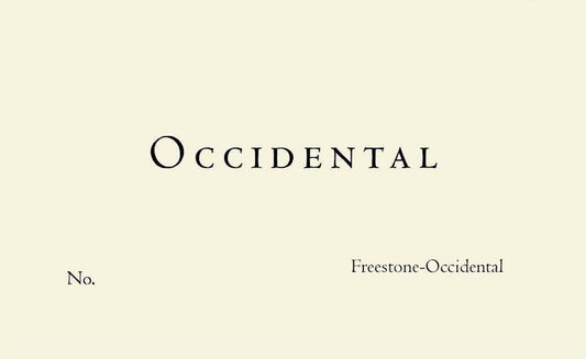 Occidental 2024 Freestone Pinot Noir
