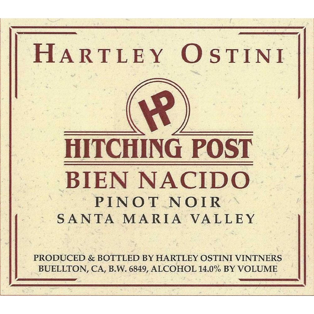 Hitching Post Pinot Noir Bien Nacido 2018