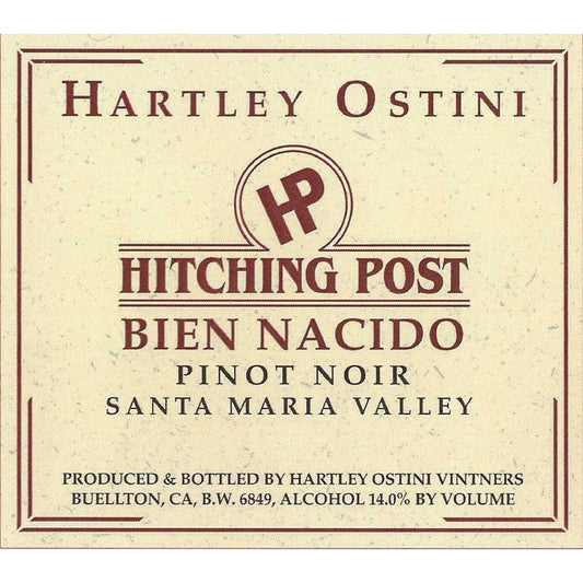 Hitching Post Pinot Noir Bien Nacido 2018