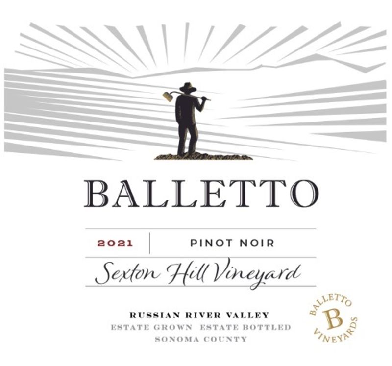 Balletto Vineyards 2021 Pinot Noir Sexton Hill Vineyard